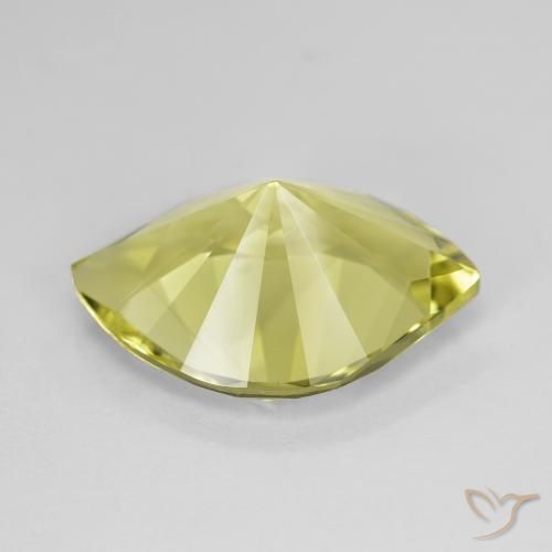 Quartzo Luz verde Natural 6.98ct, Marquesa, VVS