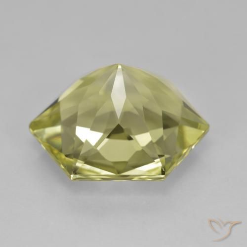 Quartzo amarelo médio Natural 7.69ct, Chique, VVS