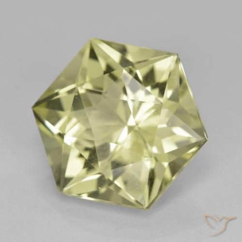 Quartzo amarelo médio Natural 8.01ct, Chique, VVS