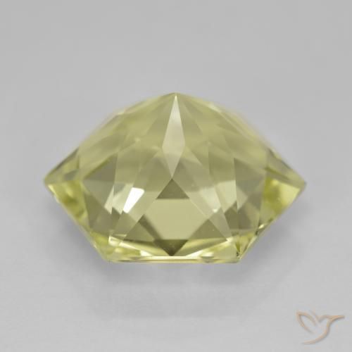 Quartzo amarelo médio Natural 8.01ct, Chique, VVS