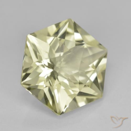 Quartzo Luz amarela Natural 9.32ct, Chique, VVS-VS