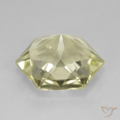 Quartzo Luz amarela Natural 9.32ct, Chique, VVS-VS