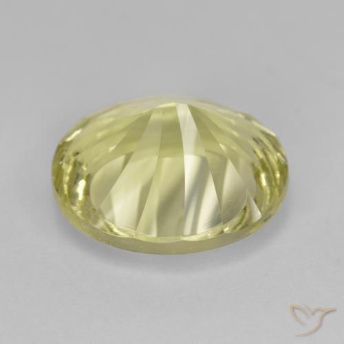 Quartzo amarelo médio Natural 6.88ct, oval, VVS