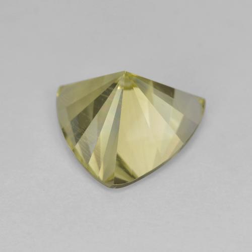 Quartzo amarelo natural 2,07ct, trillion, VVS-VS