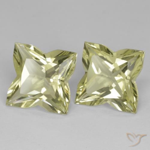 Pedras preciosas de Quartzo Luz amarela natural de 13.28 ct, Chique, VVS