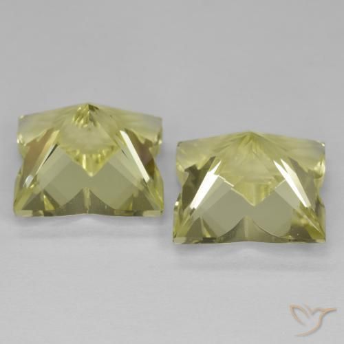 Pedras preciosas de Quartzo Amarelo esverdeado natural de 13.92 ct, Chique, VVS