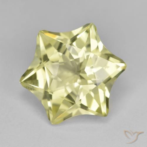 Quartzo amarelo médio Natural 9.07ct, Chique, VVS-VS