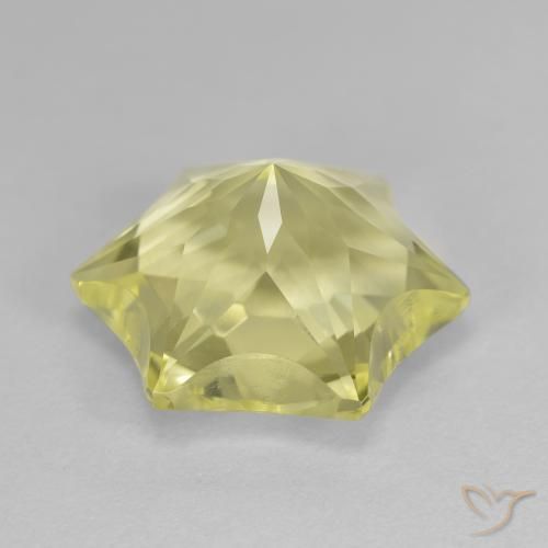 Quartzo amarelo médio Natural 9.07ct, Chique, VVS-VS