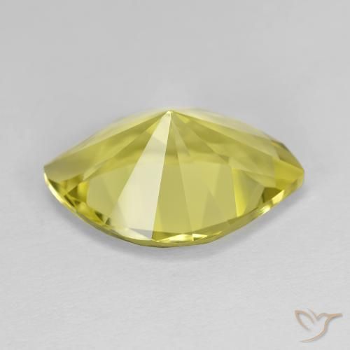 Quartzo Luz amarela Natural 7.32ct, Chique, VVS-VS