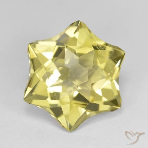 Quartzo Luz amarela Natural 10.03ct, Chique, VVS-VS