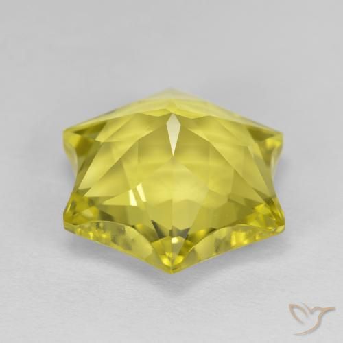 Quartzo amarelo médio Natural 9.41ct, Chique, VVS