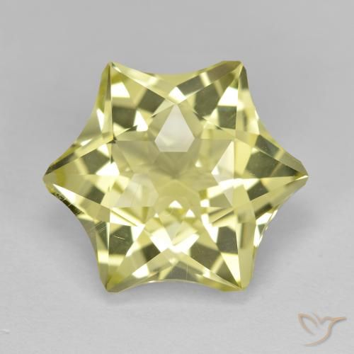 9.34ct Natural Amarelo esverdeado Quartzo, Chique, VVS