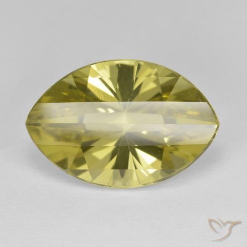 9.97ct Natural Amarelo Abacaxi Quartzo, Marquesa, VVS