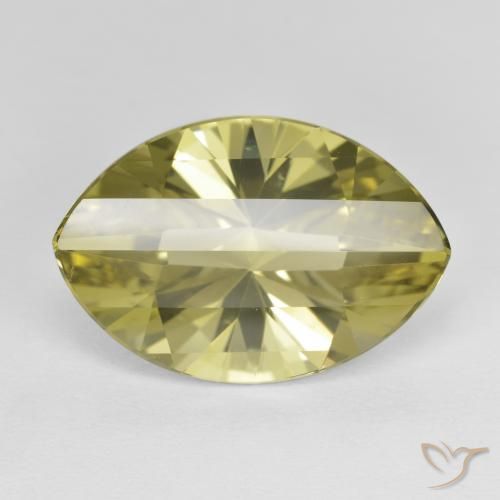 9.89ct Natural Amarelo claro médio Quartzo, Marquesa, VVS