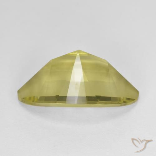 Quartzo Amarelo claro médio Natural 9.89ct, Marquesa, VVS