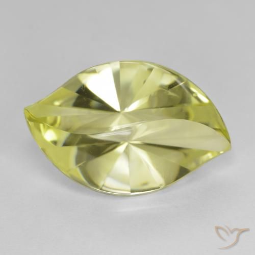 10.18ct Natural Limão amarelo Quartzo, Marquesa, VVS