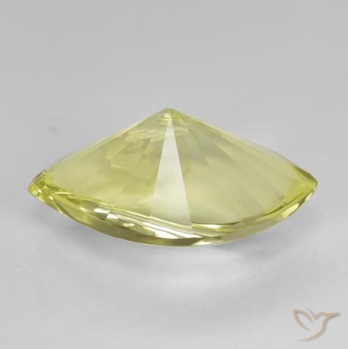 Quartzo Limão amarelo Natural 10.18ct, Marquesa, VVS