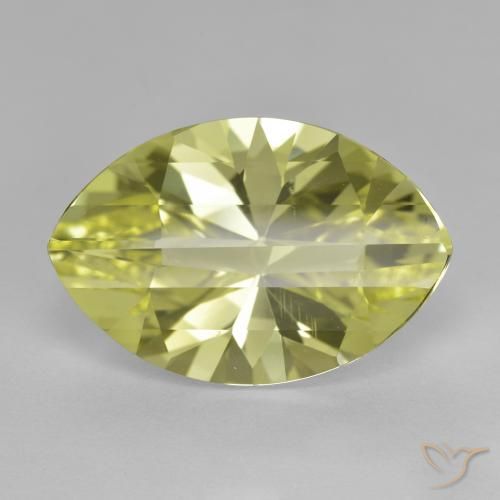 9.51ct Natural Limão amarelo Quartzo, Marquesa, VVS-VS