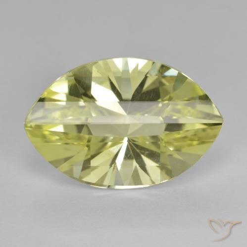 9.82ct Natural Limão amarelo Quartzo, Marquesa, VS