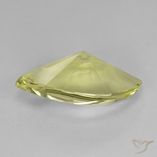 Quartzo Limão amarelo Natural 8.99ct, Marquesa, VVS