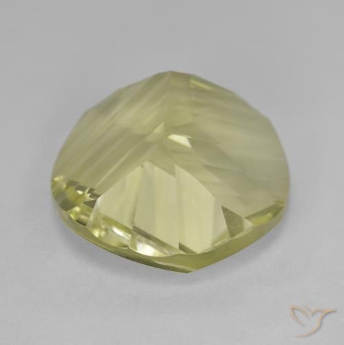 Quartzo Luz amarela Natural 10.30ct, Redondo, VVS