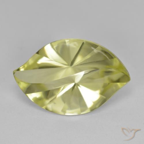 9.82ct Natural amarelo médio Quartzo, Marquesa, VVS-VS