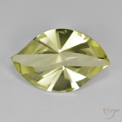 8.80ct Natural amarelo médio Quartzo, Marquesa, VVS