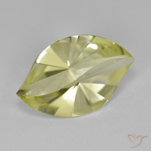 Quartzo amarelo médio Natural 8.80ct, Marquesa, VVS