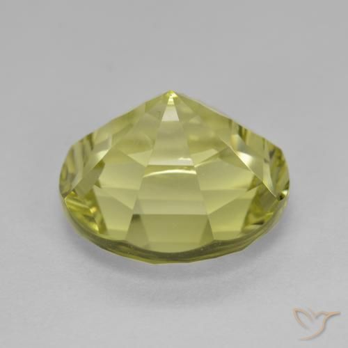 Quartzo amarelo médio Natural 5.57ct, Redondo, VVS