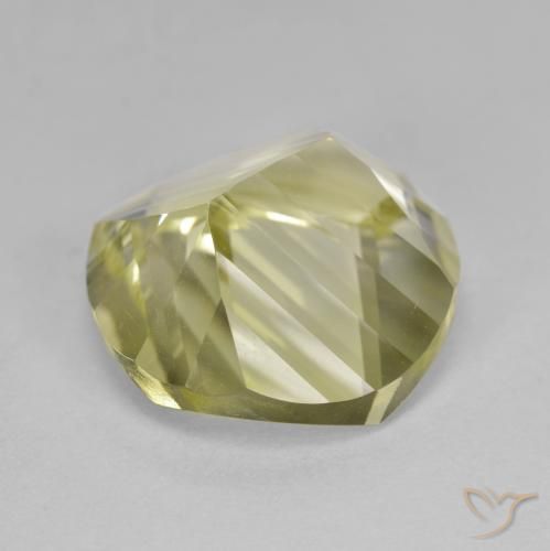 Quartzo Luz amarela Natural 10.70ct, Redondo, VVS