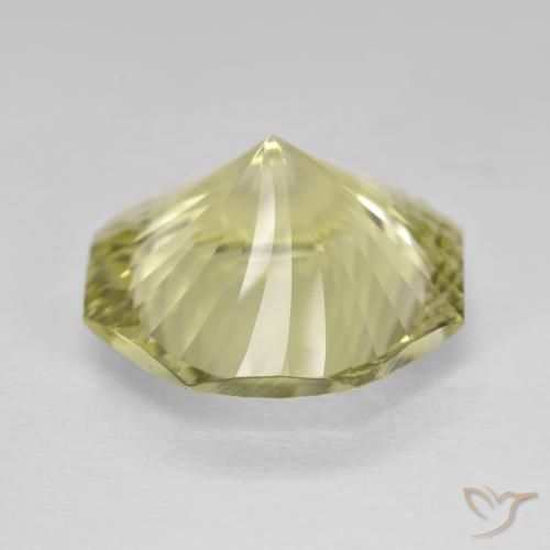Quartzo Limão amarelo Natural 8.57ct, Corte Octógono / Esmeralda, VVS