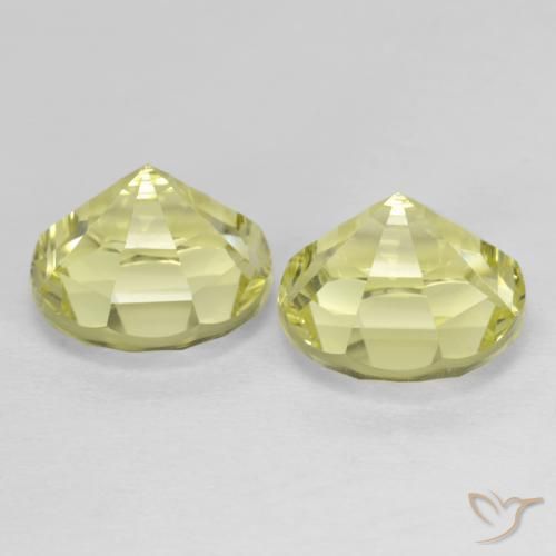 Pedras preciosas de Quartzo Luz amarela natural de 7.04 ct, Redondo, VVS-VS