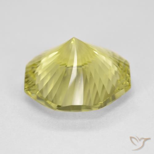 Quartzo amarelo médio Natural 7.86ct, Corte Octógono / Esmeralda, VVS