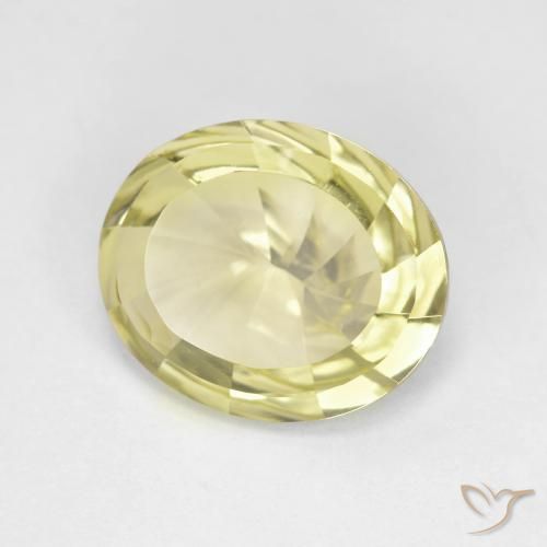 Quartzo Luz amarela Natural 3.71ct, oval, VVS