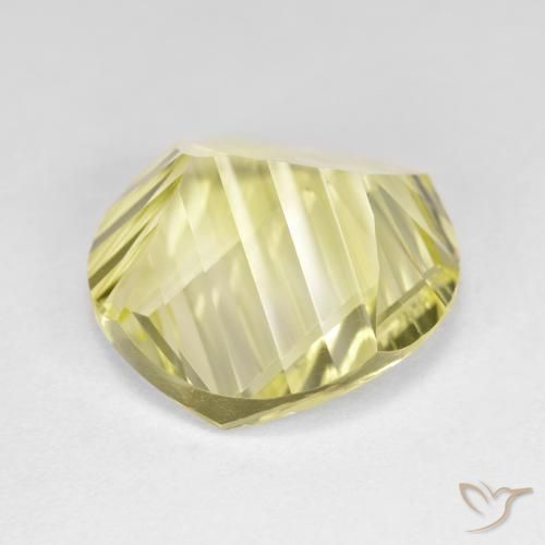Quartzo Luz amarela Natural 9.66ct, Redondo, VVS
