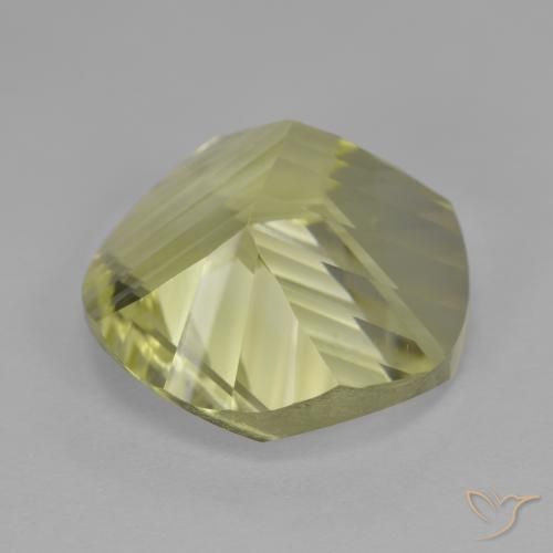 Quartzo Amarelo claro médio Natural 10.26ct, Redondo, VVS