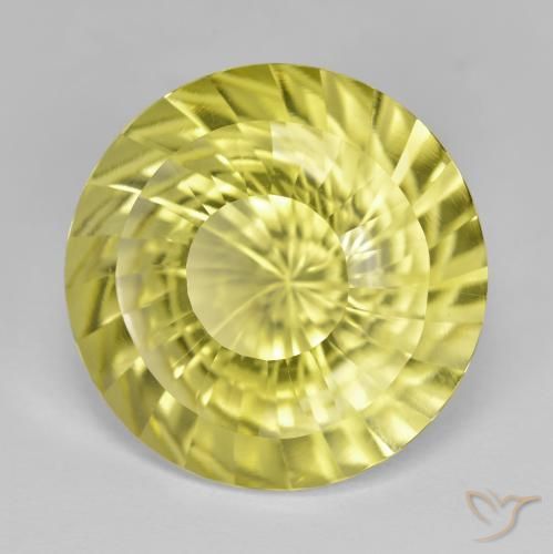 Quartzo Lagoa Amarela Natural 14.85ct, Redondo, VVS