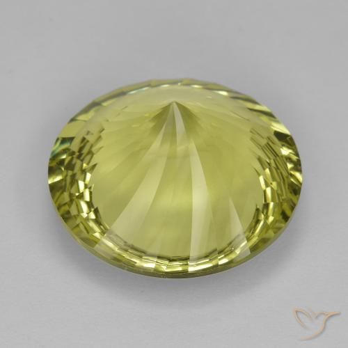 Quartzo amarelo médio Natural 11.79ct, Redondo, VVS-VS