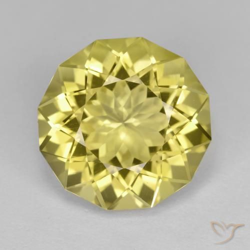 10.26ct Natural Amarelo Mel Muito Claro Quartzo, Chique, VVS-VS