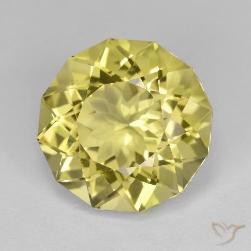 Quartzo Amarelo Mel Muito Claro Natural 10.26ct, Chique, VVS-VS