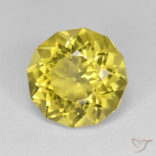 Quartzo amarelo médio Natural 6.05ct, Chique, VVS-VS