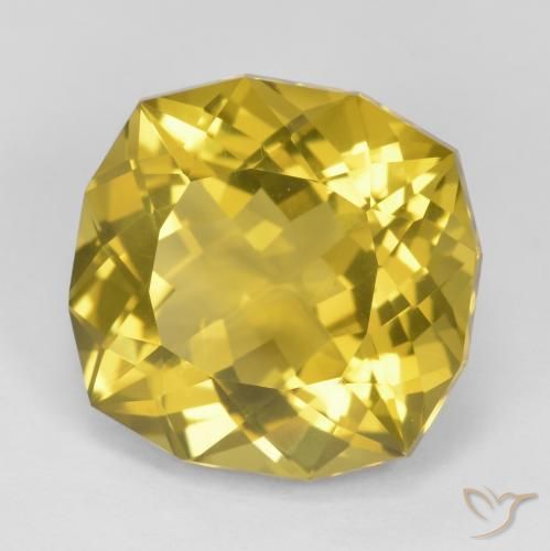 Quartzo amarelo médio Natural 15.19ct, Chique, VS