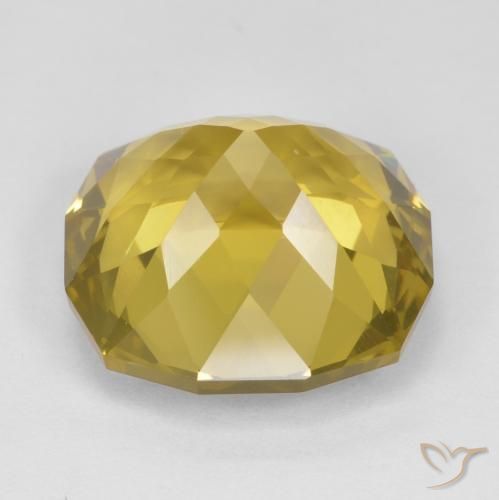 Quartzo amarelo médio Natural 15.19ct, Chique, VS