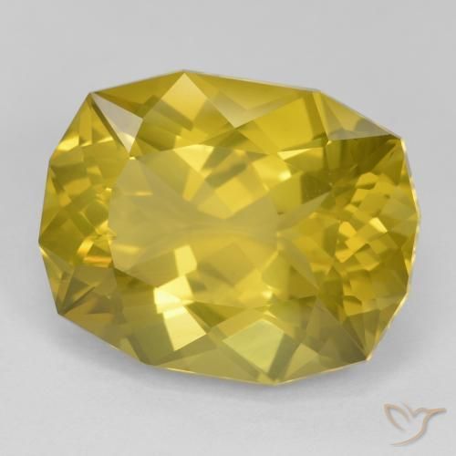 Quartzo amarelo médio Natural 21.21ct, Chique, VS