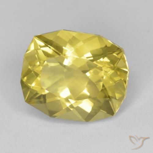 Quartzo Amarelo Mostarda Natural 7.96ct, Chique, VS