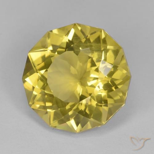Quartzo Amarelo acastanhado Natural 9.52ct, Chique, VS