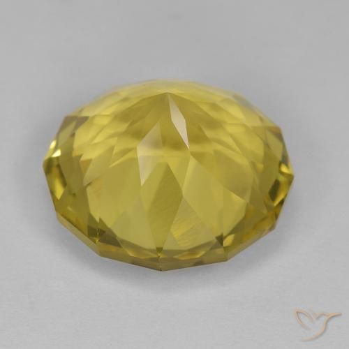 Quartzo Amarelo acastanhado Natural 9.52ct, Chique, VS
