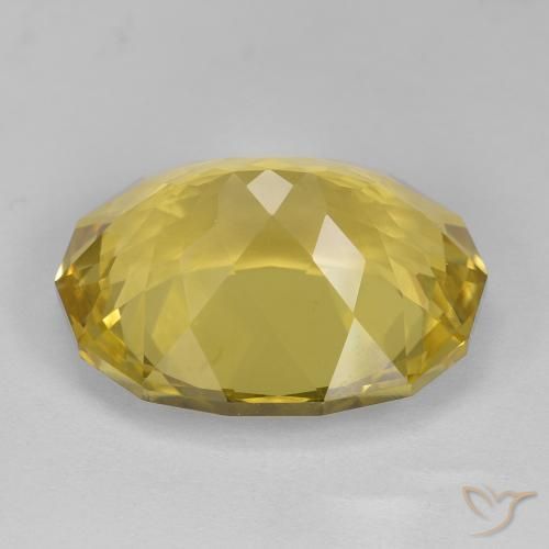 Quartzo Amarelo Mostarda Natural 17.24ct, Chique, VS