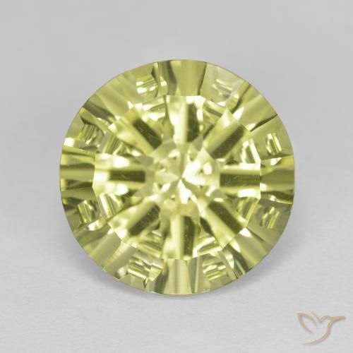5.35ct Natural Limão amarelo Quartzo, Redondo, VVS