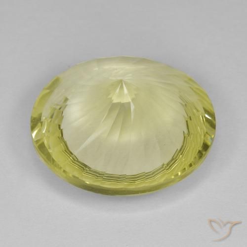 Quartzo amarelo médio Natural 10.17ct, Redondo, VVS-VS